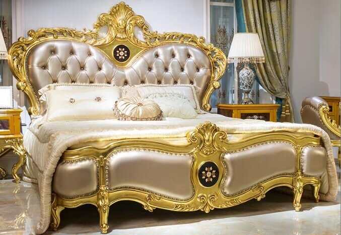 Vintage Furniture in Golden Color