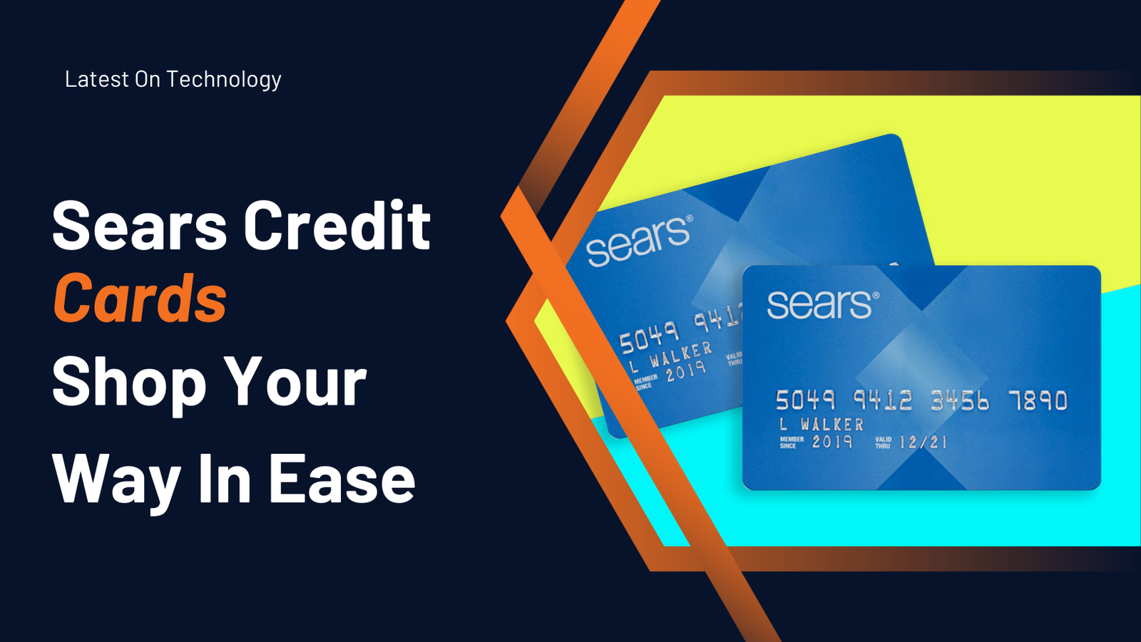 Sears Credit Cards – Shop Your Way In Ease