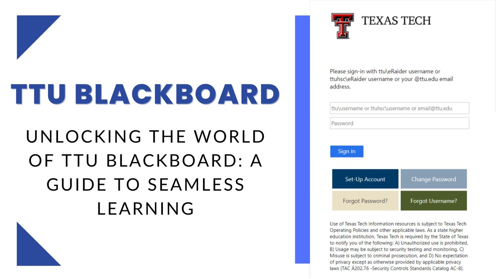 Unlocking the World of TTU Blackboard: A Guide to Seamless Learning