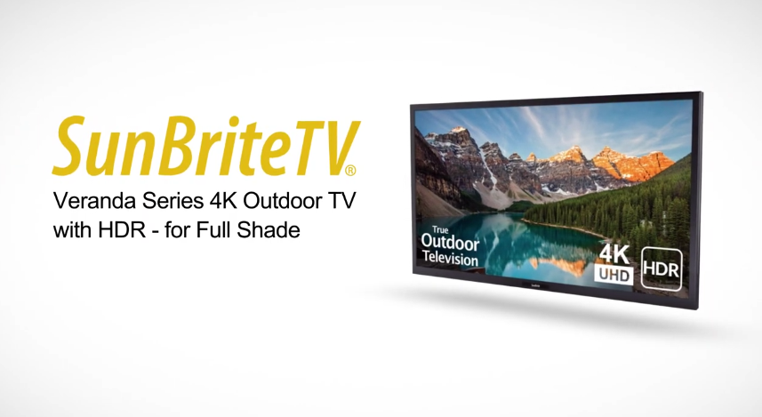 SunBriteTV Veranda Series 3: Redefining Outdoor Leisure with 4K Brilliance